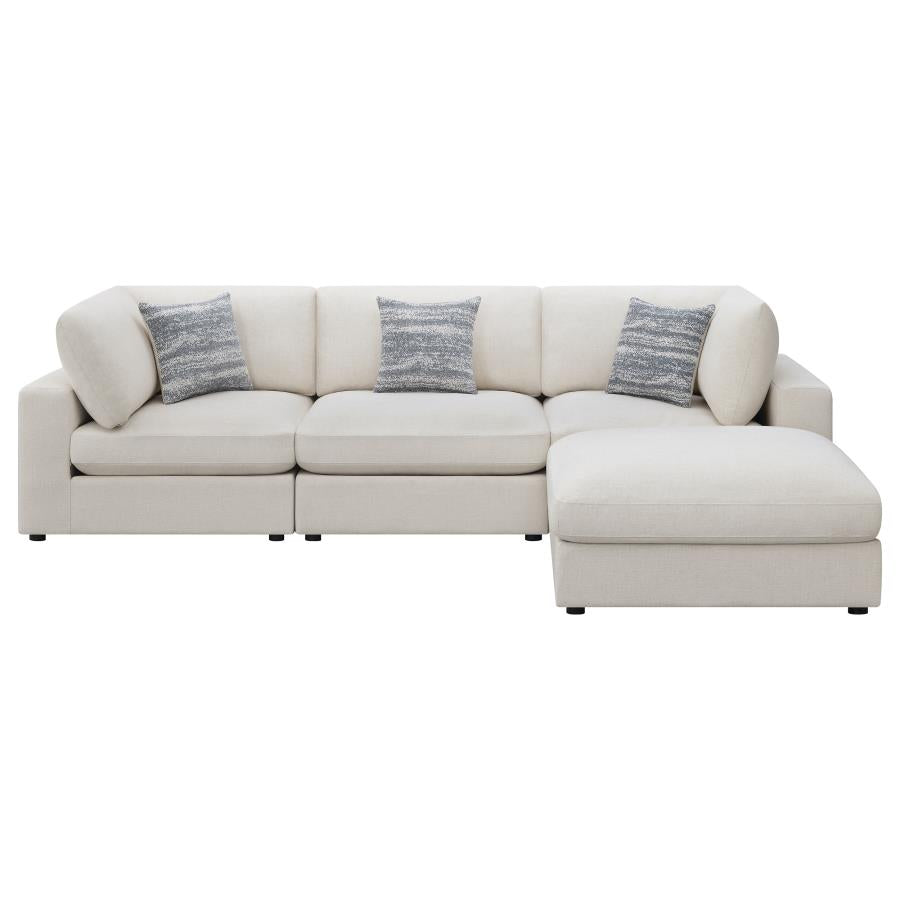 COASTER, SERENE REVERISBLE MODULAR 4 PIECES SECTIONAL (2 COLORS), 551321