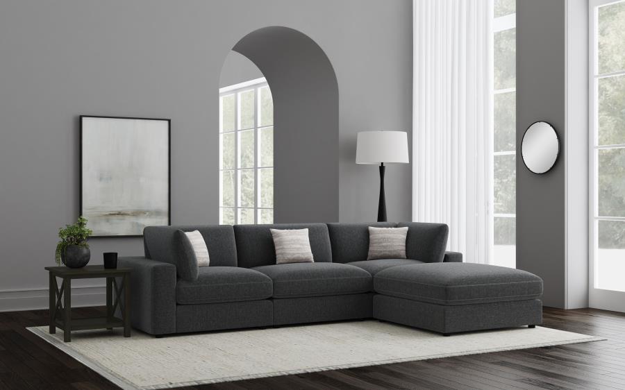 COASTER, SERENE REVERISBLE MODULAR 4 PIECES SECTIONAL (2 COLORS), 551321