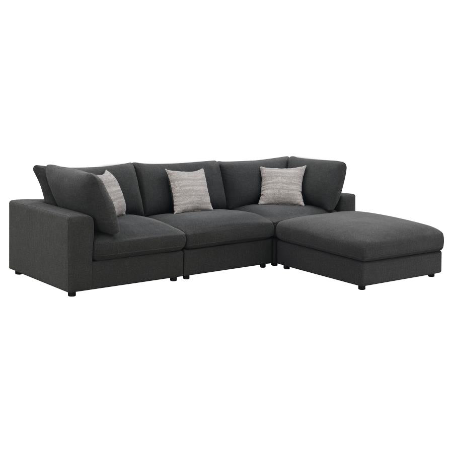COASTER, SERENE REVERISBLE MODULAR 4 PIECES SECTIONAL (2 COLORS), 551321