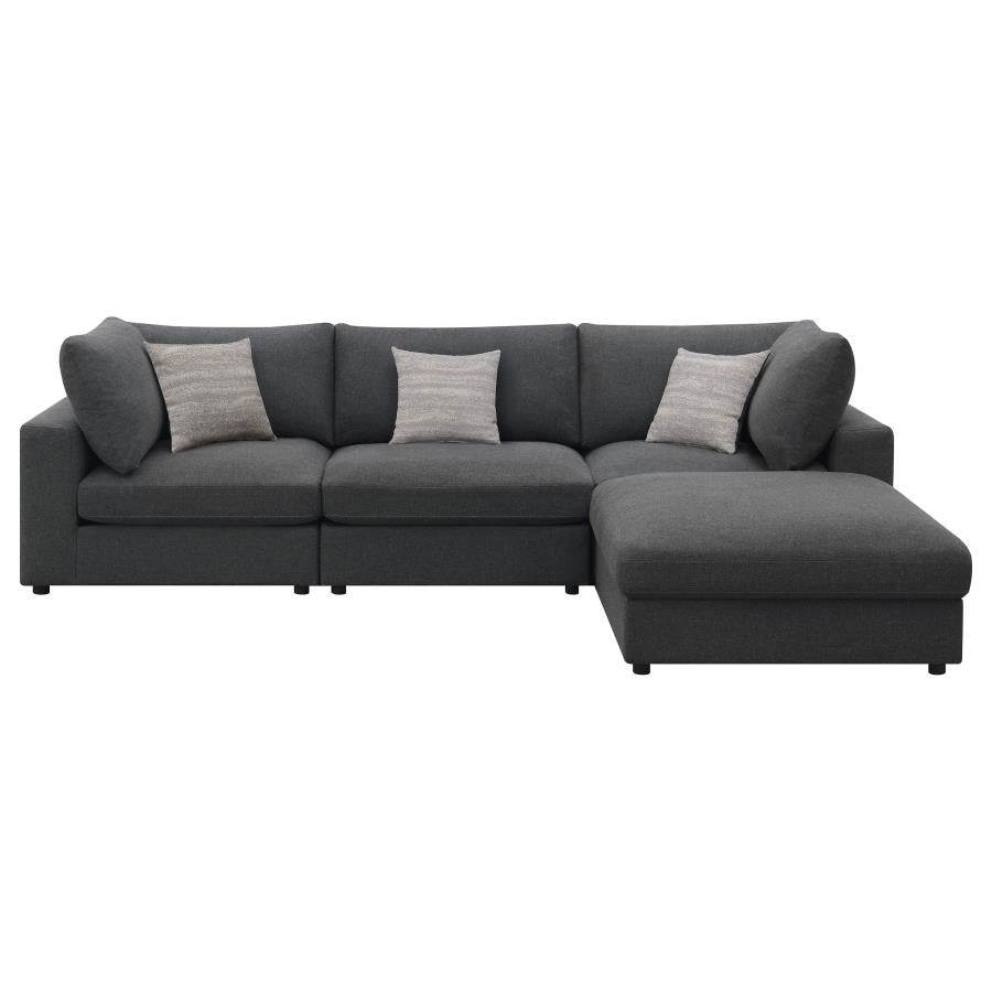 COASTER, SERENE REVERISBLE MODULAR 4 PIECES SECTIONAL (2 COLORS), 551321