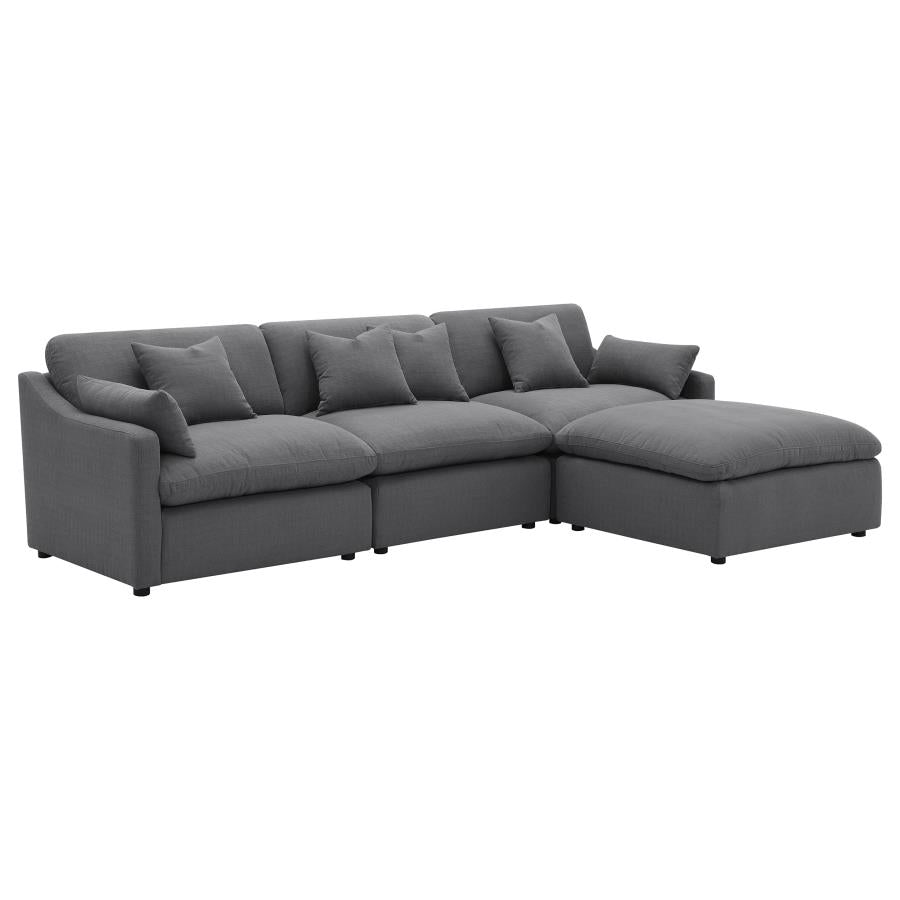 COASTER, HOBSON MODULAR 4 PIECES SECTIONAL SOFA (2 COLORS), 551451