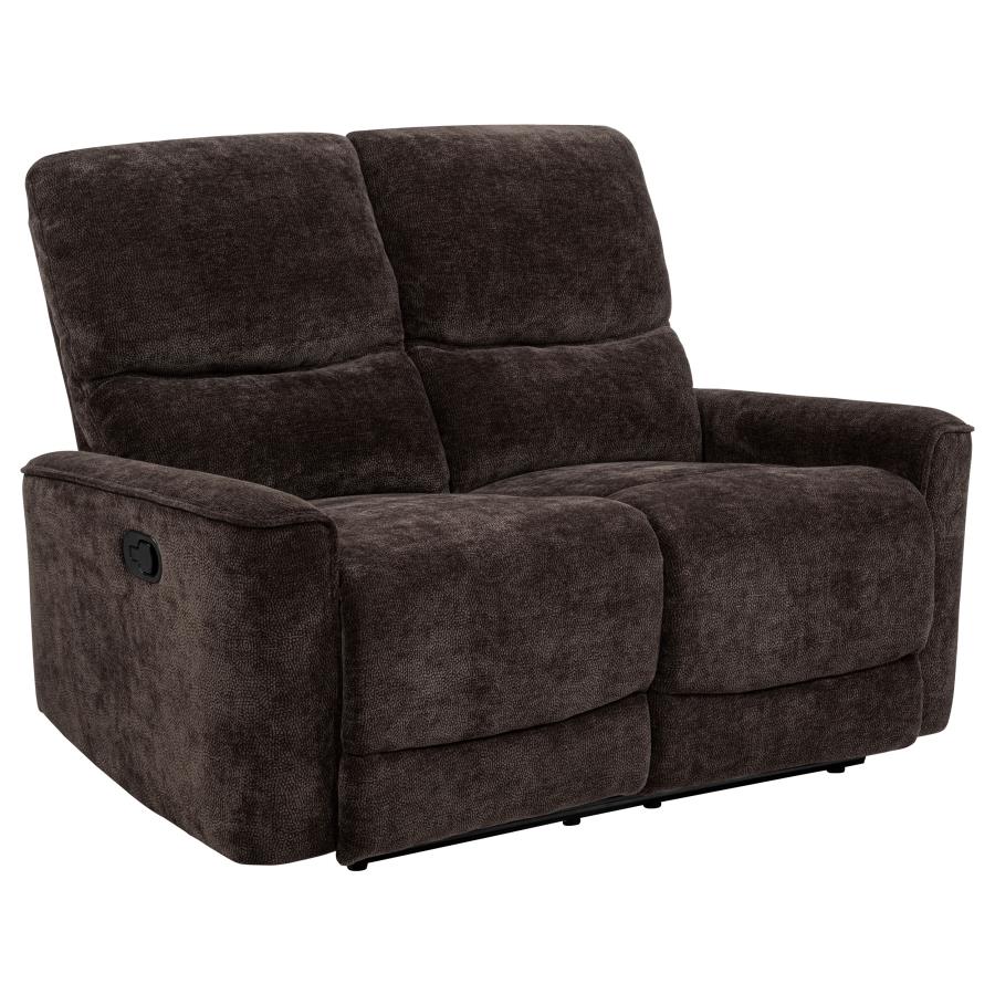 COASTER,  NAVARRO RECLINING SOFA SET DARK BROWN, 609571-S2