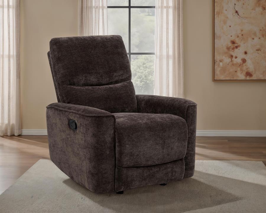 COASTER,  NAVARRO RECLINING SOFA SET DARK BROWN, 609571-S2