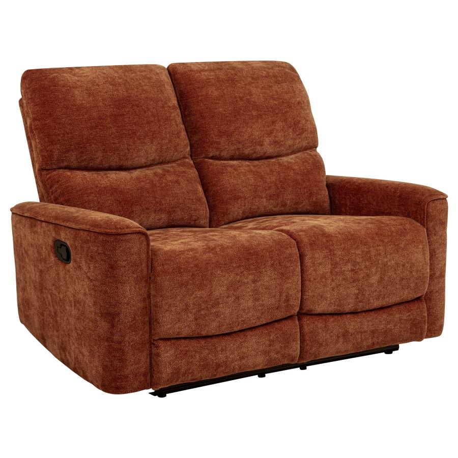 COASTER,  NAVARRO RECLINING SOFA SET ORANGE, 609574