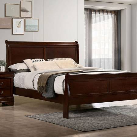 QUEEN BED FRAME CHERRY