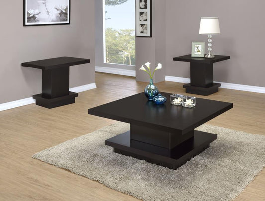 COASTER, 3 PIECES CAPPUCCINO TABLE SET,
