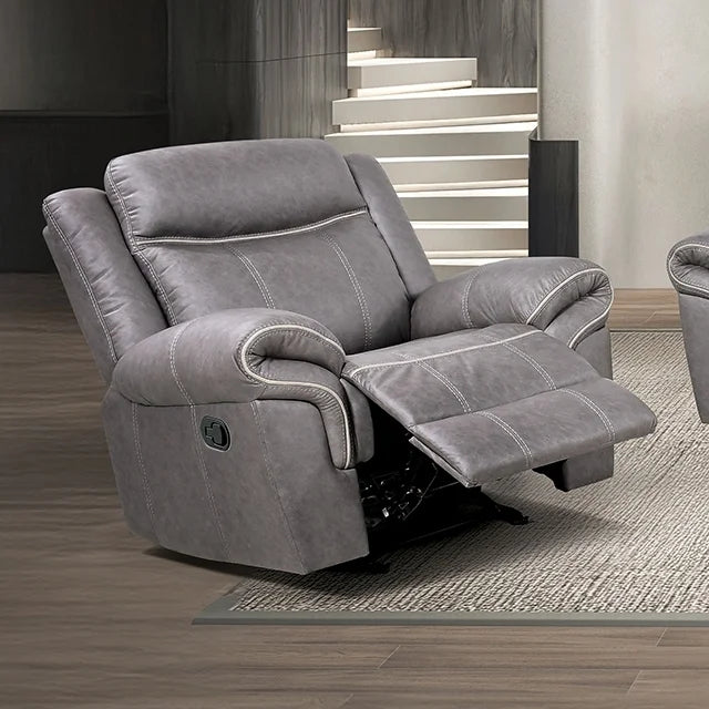AGATA, MANUAL MOTION SOFA SET WARM GRAY,  NX6001WG