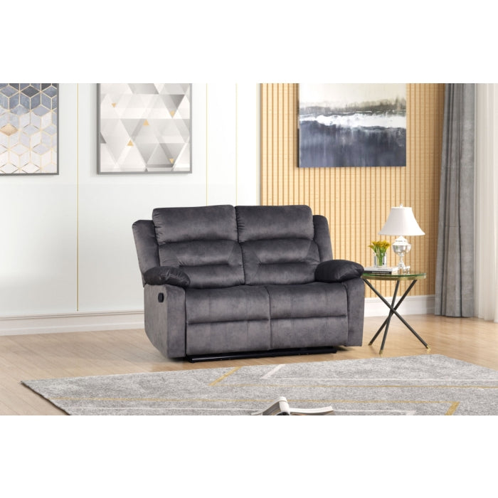 POWER RECLINING SOFA SET  GRAY, 8080