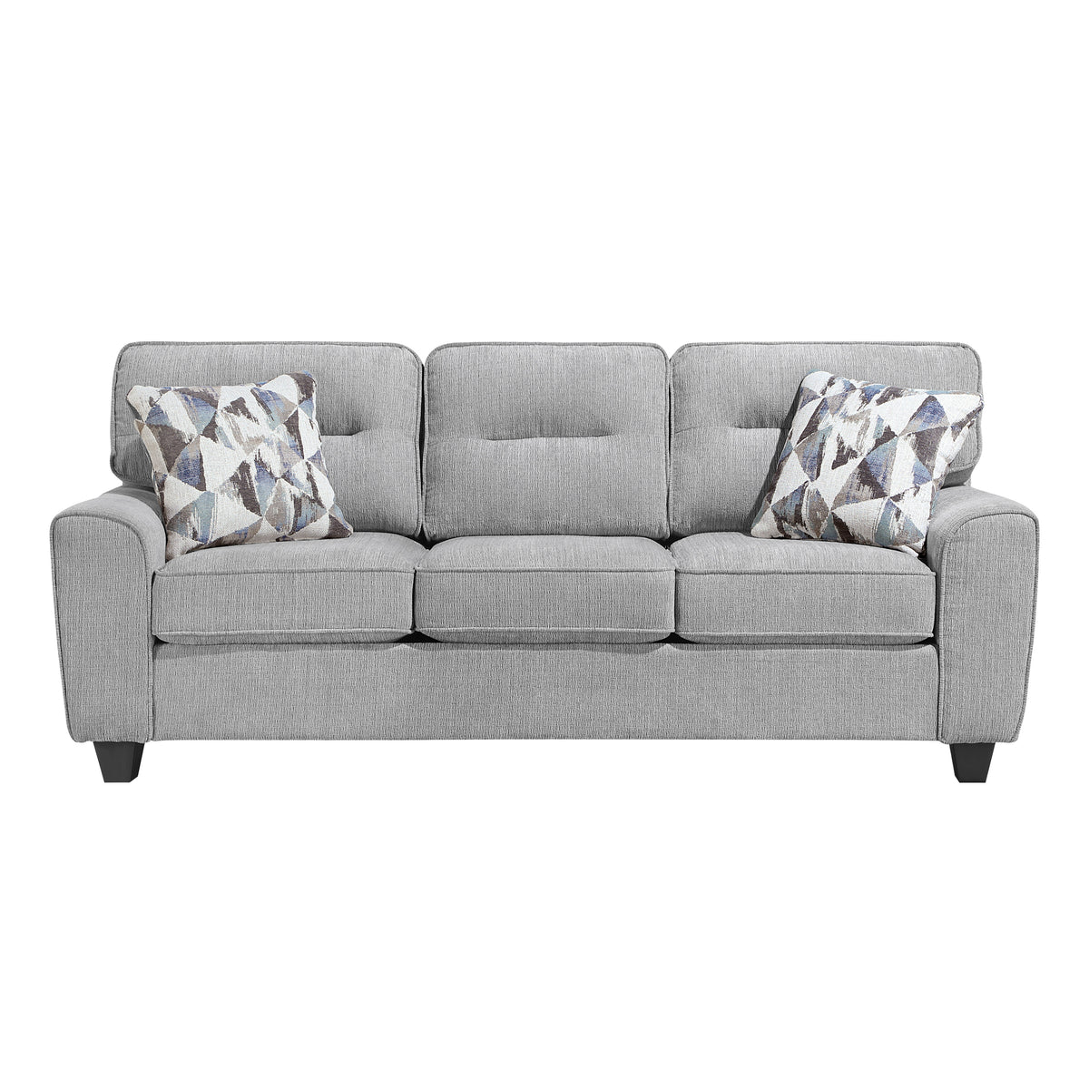 HOMELEGANCE, BENETT LIGHT GRAY SOFA , 8416GY*3