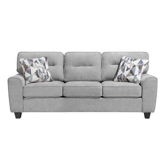 HOMELEGANCE, BENETT LIGHT GRAY SOFA , 8416GY*3
