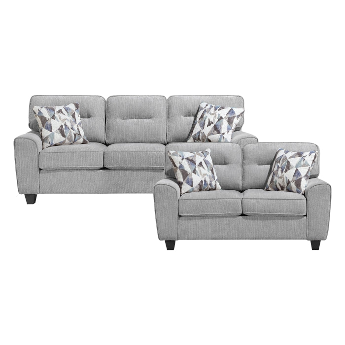 HOMELEGANCE, BENETT 2 PIECES SOFA SET (2 COLORS), 8416