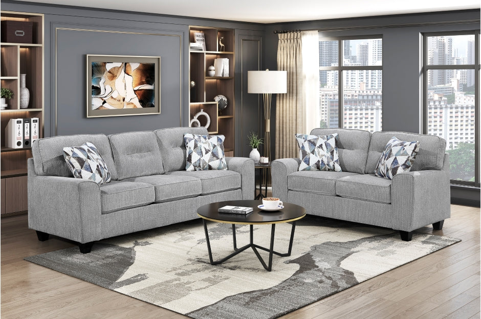 HOMELEGANCE, BENETT 2 PIECES SOFA SET (2 COLORS), 8416