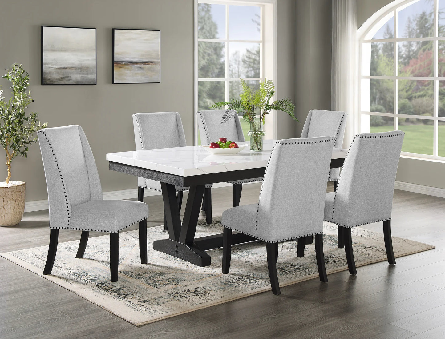 7 PIECES DINING SET , 9052