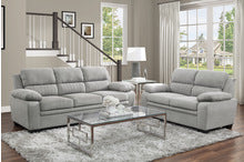 Holleman. 2 pieces sofa set light gray. 9333LG