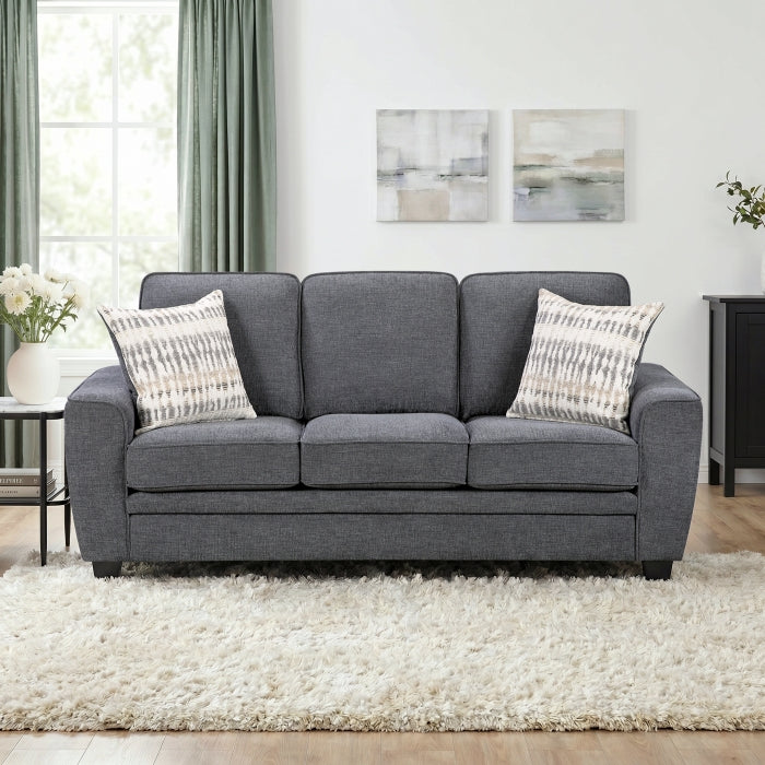 HOMELEGANCE, ZANDER GRAY CHENILLE SOFA , 9745DG*3