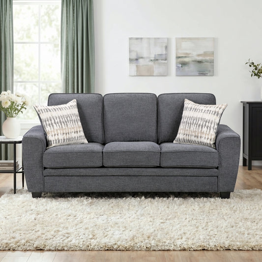 HOMELEGANCE, ZANDER GRAY CHENILLE SOFA , 9745DG*3