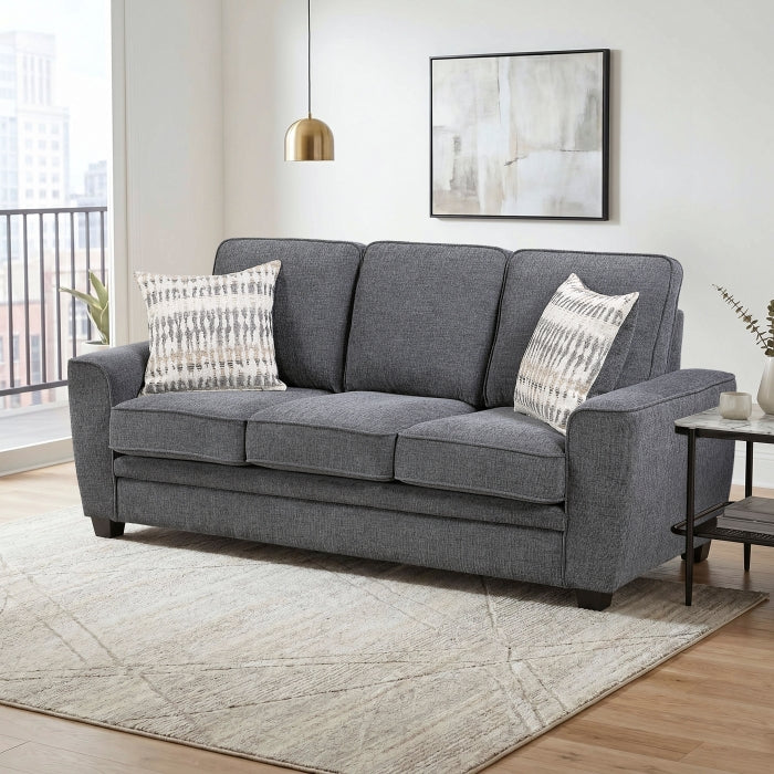 HOMELEGANCE, ZANDER GRAY CHENILLE SOFA , 9745DG*3