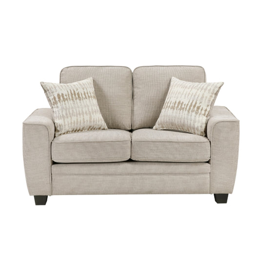 HOMELEGANCE, ZANDER TAUPE CHENILLE LOVE SEAT , 9745TP*2