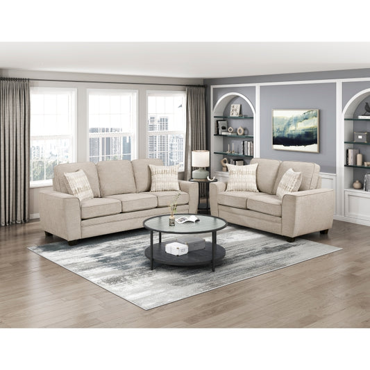HOMELEGANCE, ZANDER TAUPE CHENILLE SOFA SET, 9745TP*2