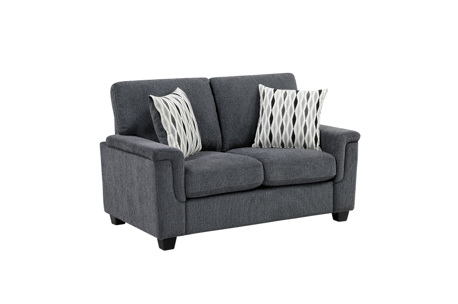 HOMELEGANCE, CHELSEA GRAY CHENILLE SOFA SET, 9746DG*2