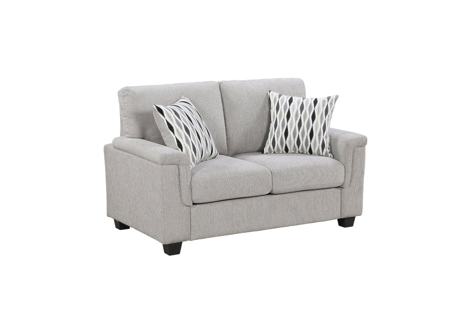 HOMELEGANCE, CHELSEA LIGHT GRAY CHENILLE SOFA SET, 9746GY*2