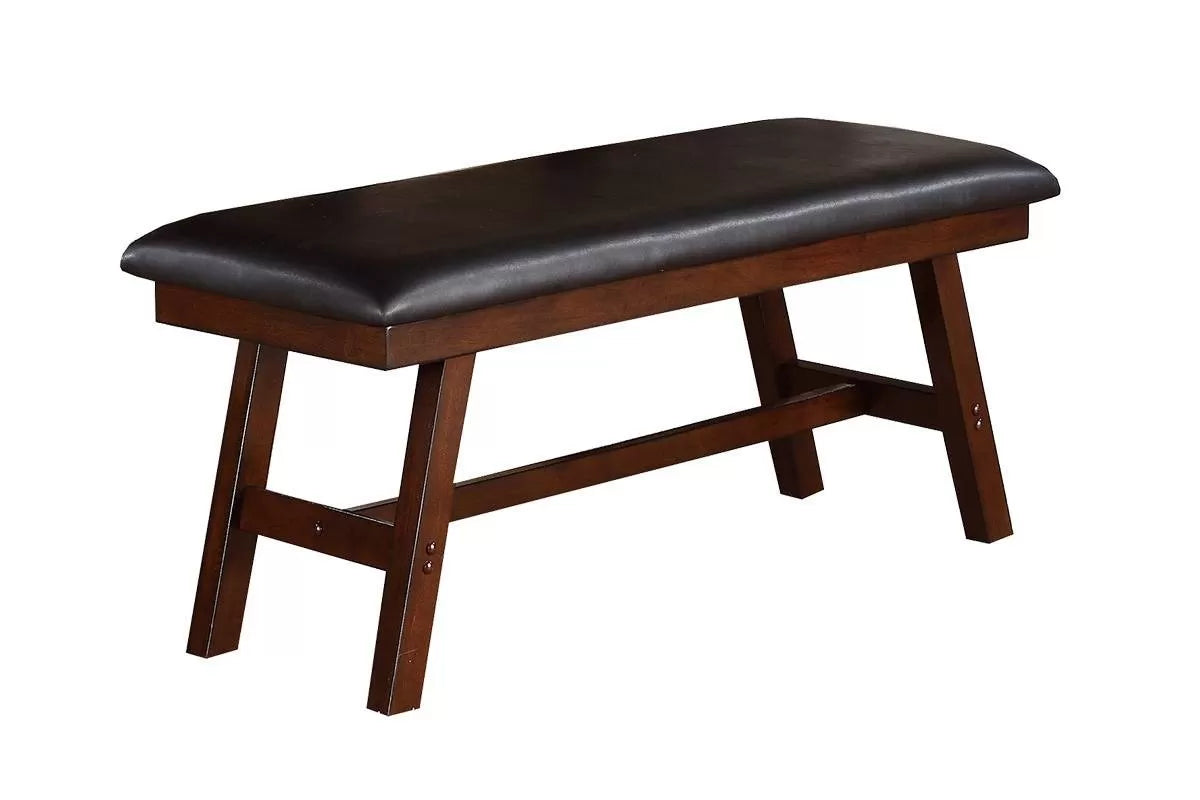 POUNDEX, WALNUT BENCH,. F1332
