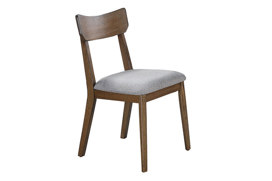 POUNDEX, SET OF 2 WALNUT SIDE CHAIRS, F1953