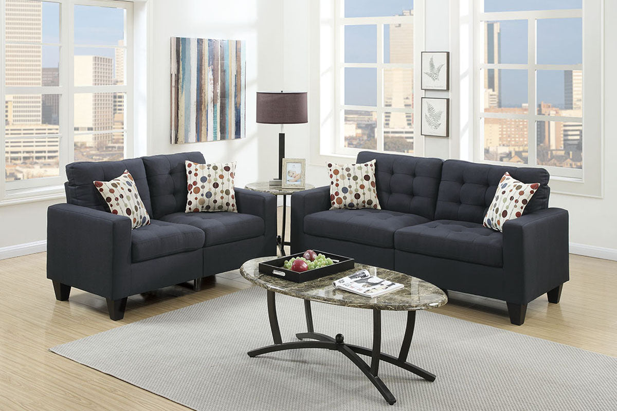 POUNDEX, 2 PIECES SOFA SET , F6901