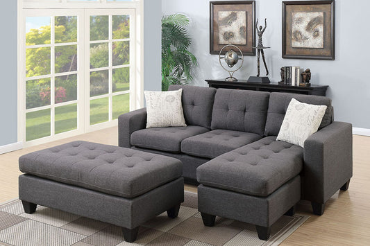 REVERSIBLE SECTIONAL WITH OTTOMAN, F6920