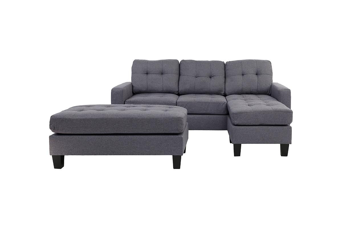 REVERSIBLE SECTIONAL WITH OTTOMAN, F6920