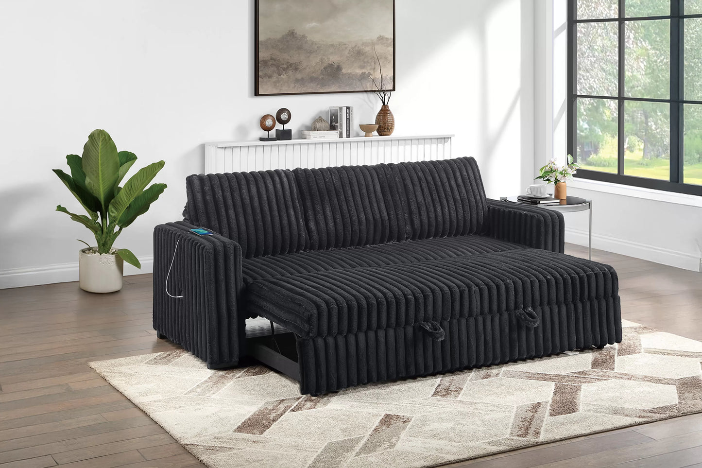 POUNDEX, ONIX CONVERTIBLE SOFA, F7125