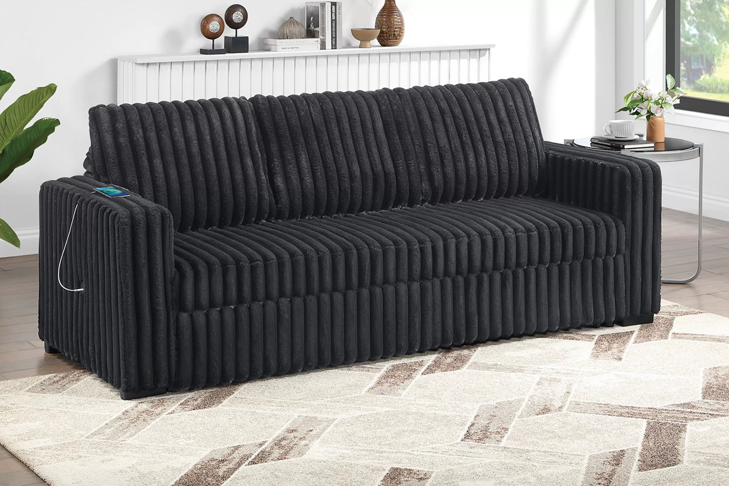 POUNDEX, ONIX CONVERTIBLE SOFA, F7125