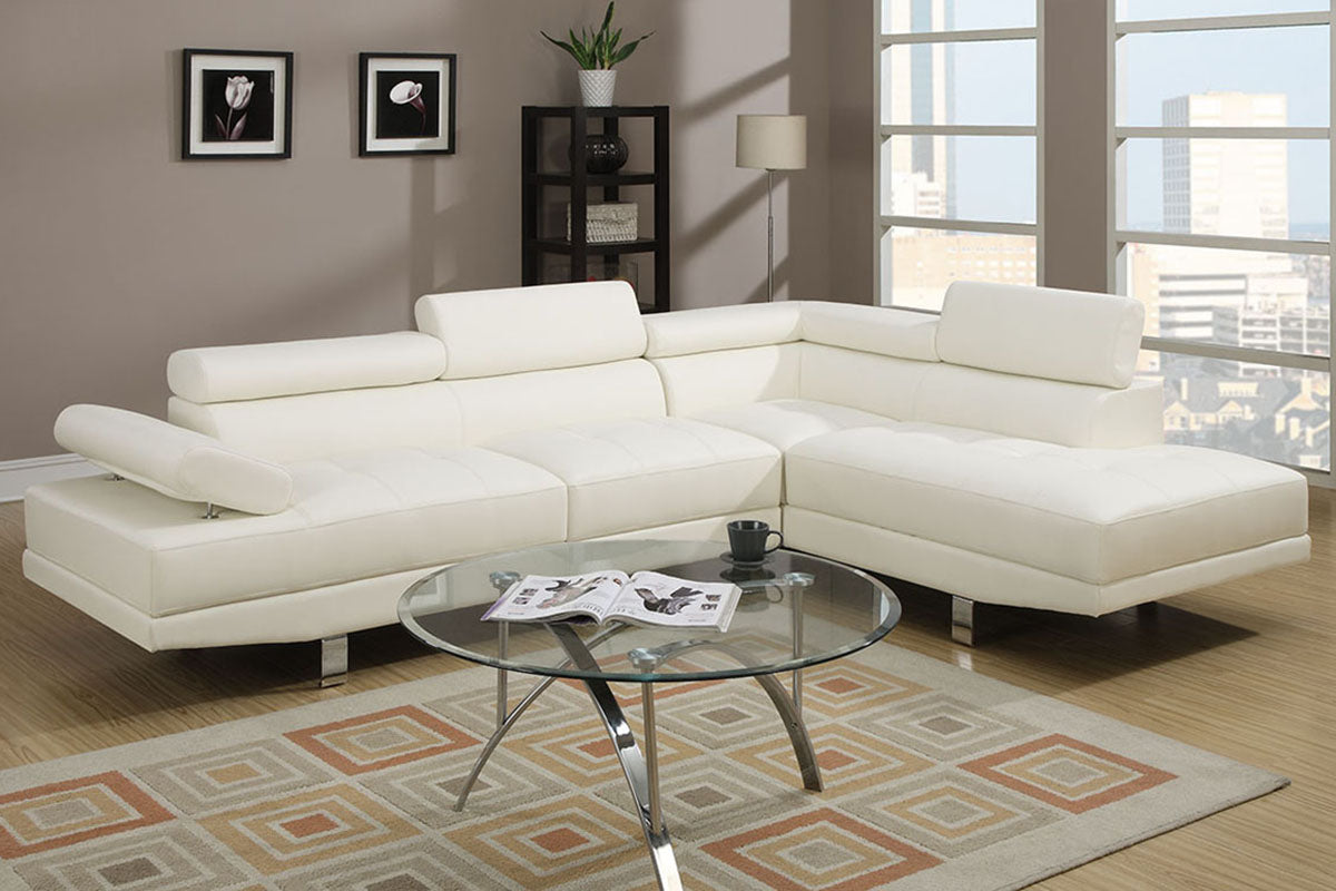 SECTIONAL FAUX LEATHER, F7320