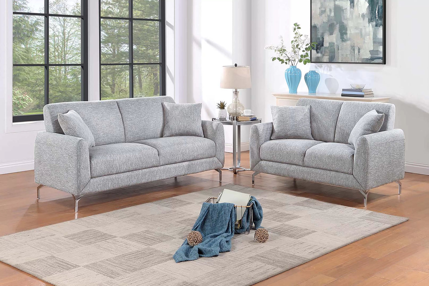 2 PIECES SOFA SET, F8437