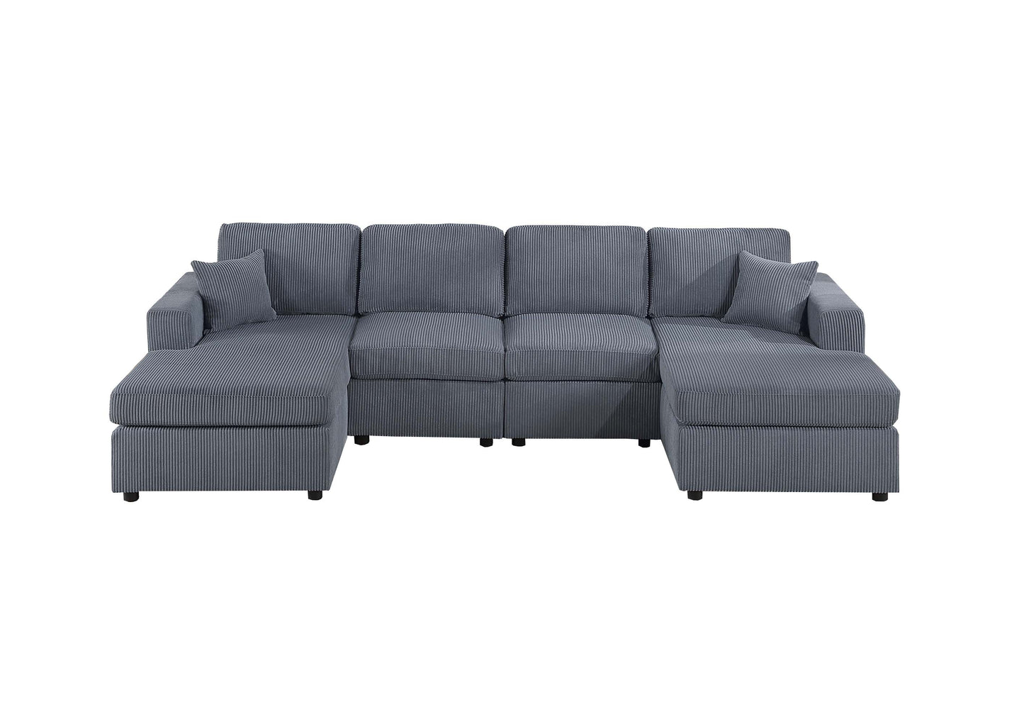 SECTIONAL WITH DOUBLE CHAISE, F8449