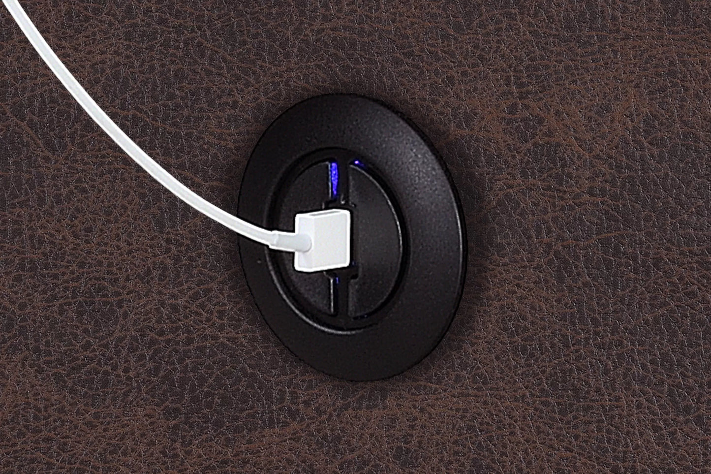 POWER RECLINING SECTIONAL BROWN, 86610