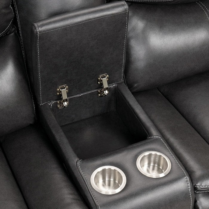 FURNITURE OF AMERICA, GATRIA MANUAL MOTION SECTIONAL (2 COLORS),  CM6982
