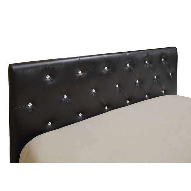 VELE, QUEEN BED FRAME BLACK, CM7949BK