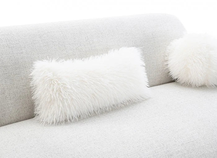 MELLONE, CHENILLE MID-CENTURY MODERN SOFA  (2 COLORS) FM64007