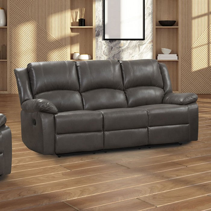 MANUAL RECLINER SOFA GRAY, NX6008GY-SF